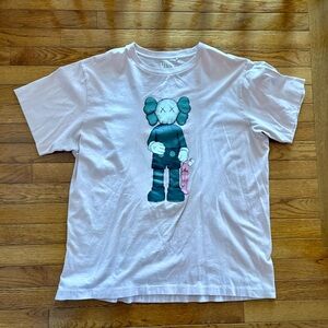 Pink Kaws X Uniqlo Companion T-Shirt